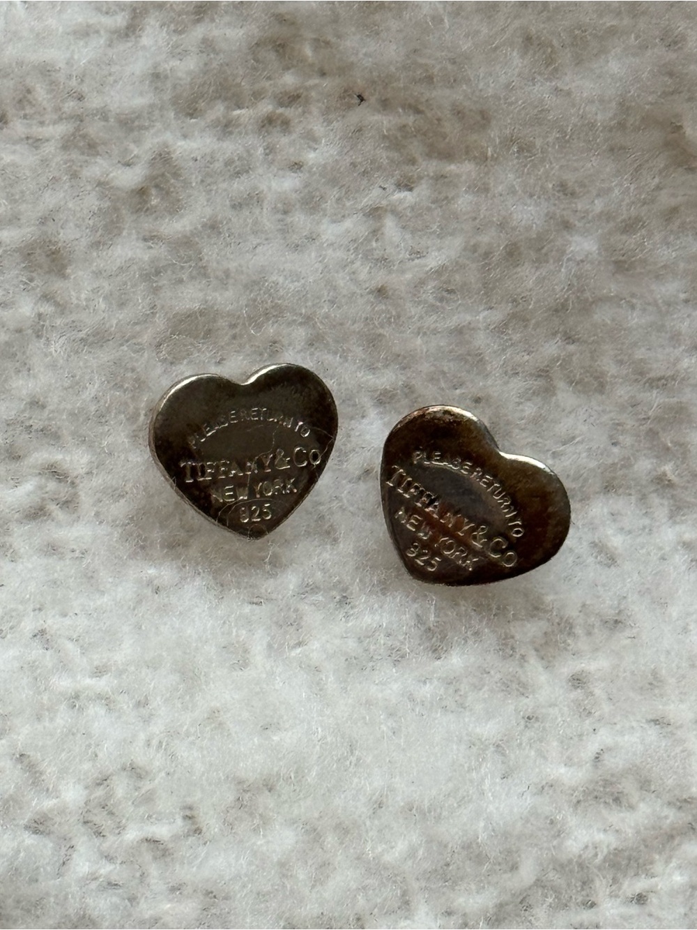 Tiffany & Co. Mini Heart Tag Stud Earrings